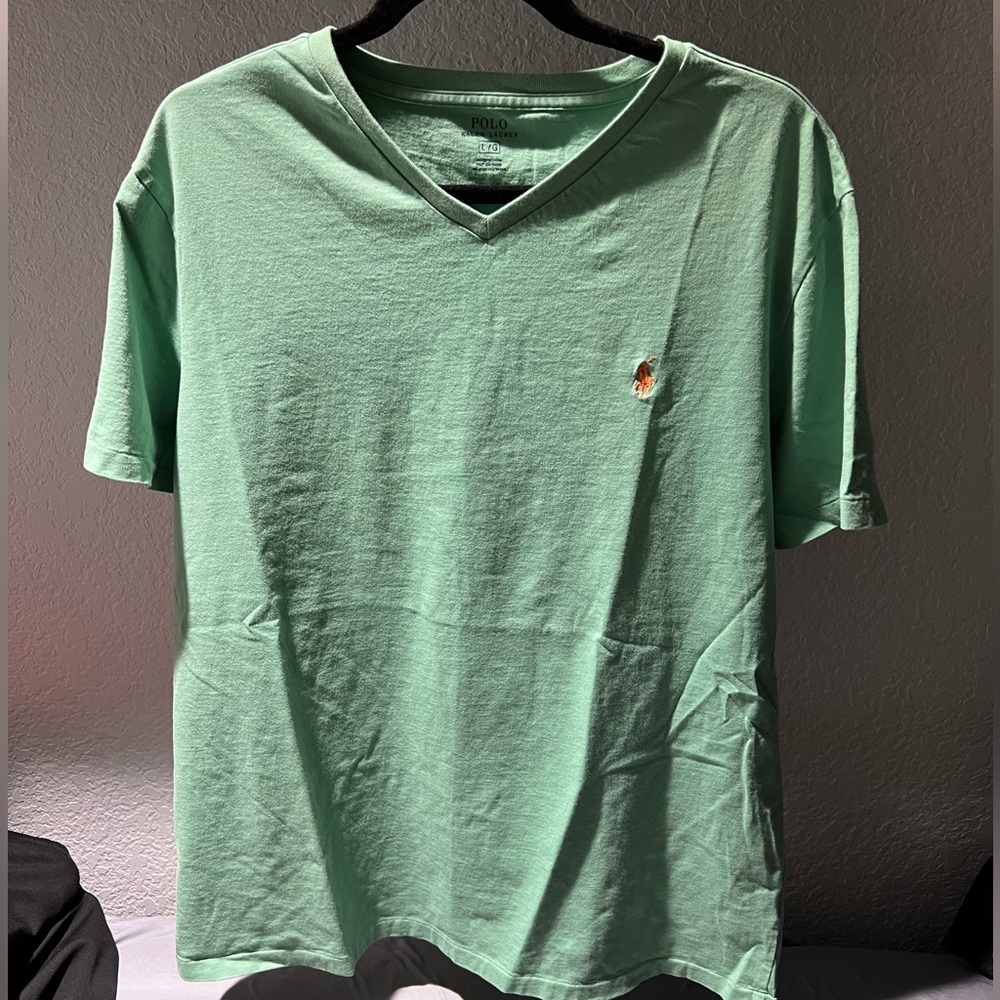 Vintage Polo V neck single stitch tee